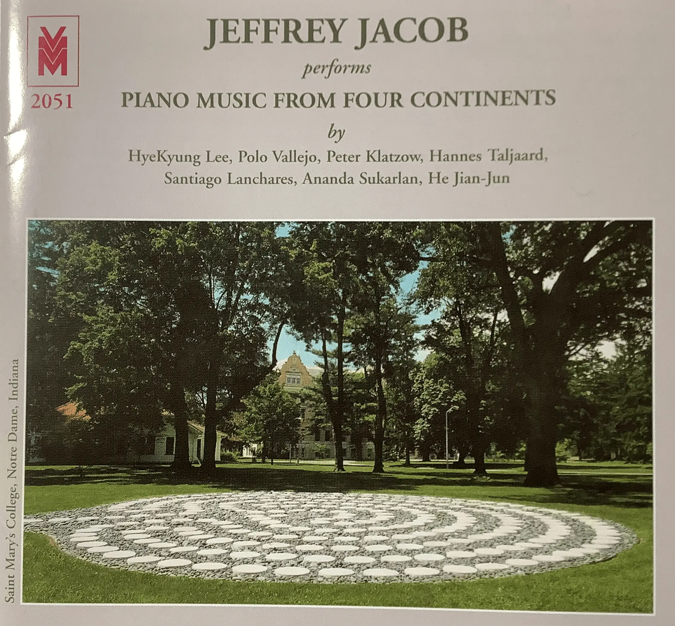 Piano Music from four Continents CD cover